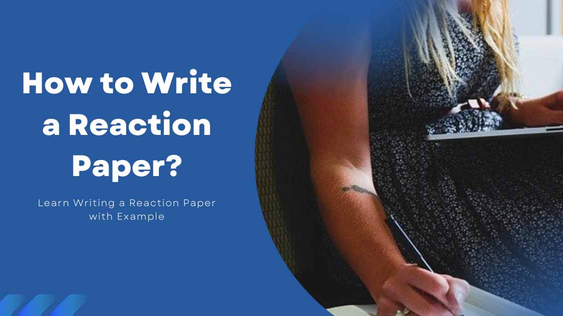 how to write a reaction paper slideshare