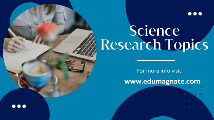 science based research topics