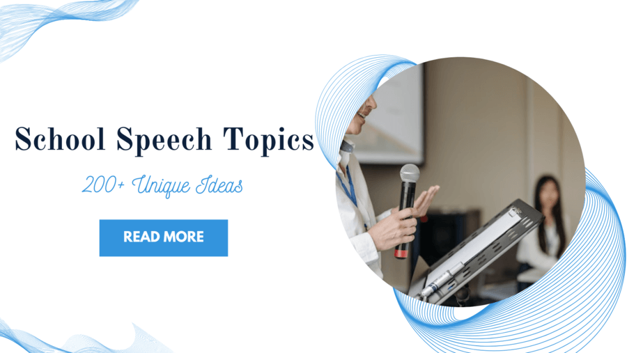 unique speech ideas